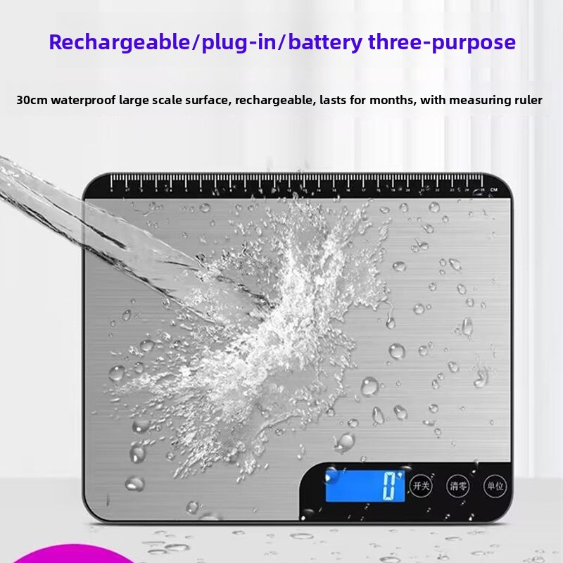 Commercial Kitchen Bench - Waterproof Kitchen Weighing Scale, Home Commercial