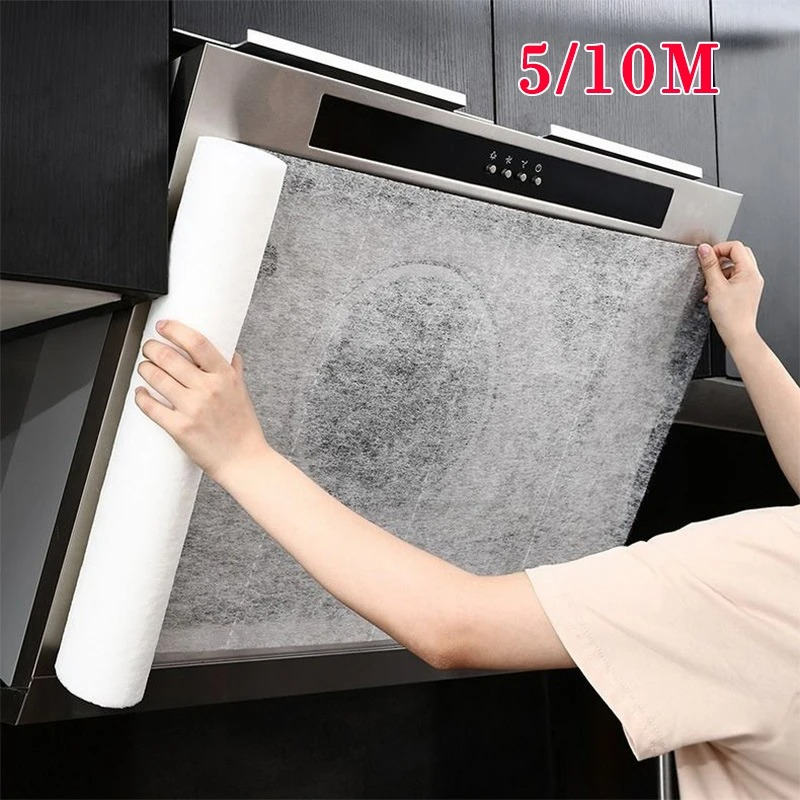Commercial Kitchen Hood - 5/10M Disposable Hood Oil Filter Paper