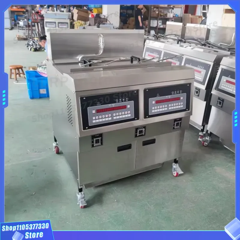 Commercial Kitchen Store - Commercial Double Tank Electric Deep Fryer