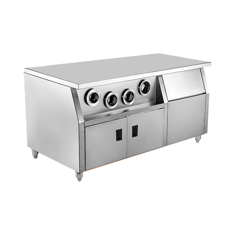 Commercial Kitchen Bench - Stainless Steel Fast Food & Restaurant