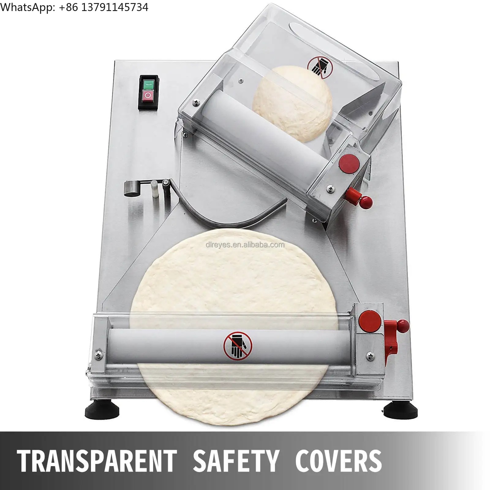 Manual Small Dough Roller Shee - đánh giá và giá Pizza Conveyor Oven