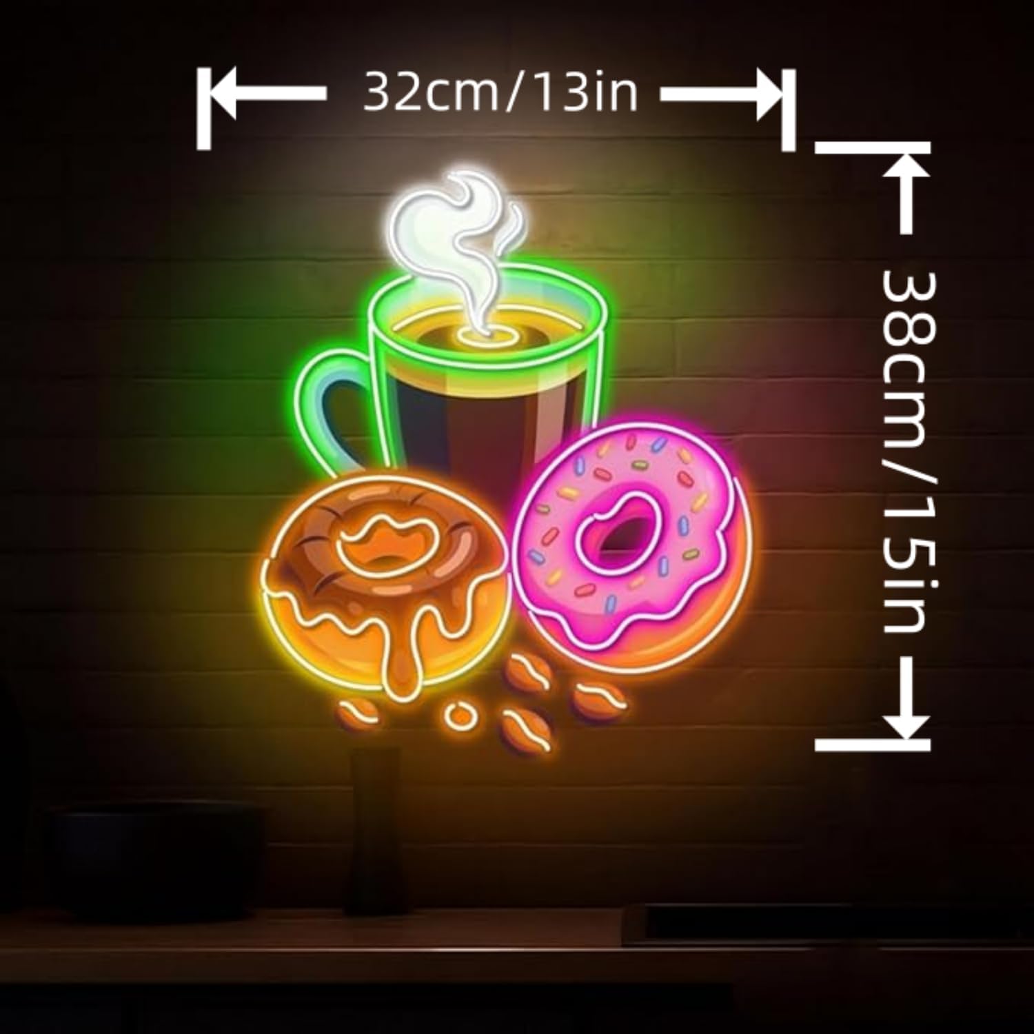 Donuts LED Neon Sign USB Power - đánh giá và giá Commercial Kitchen Store