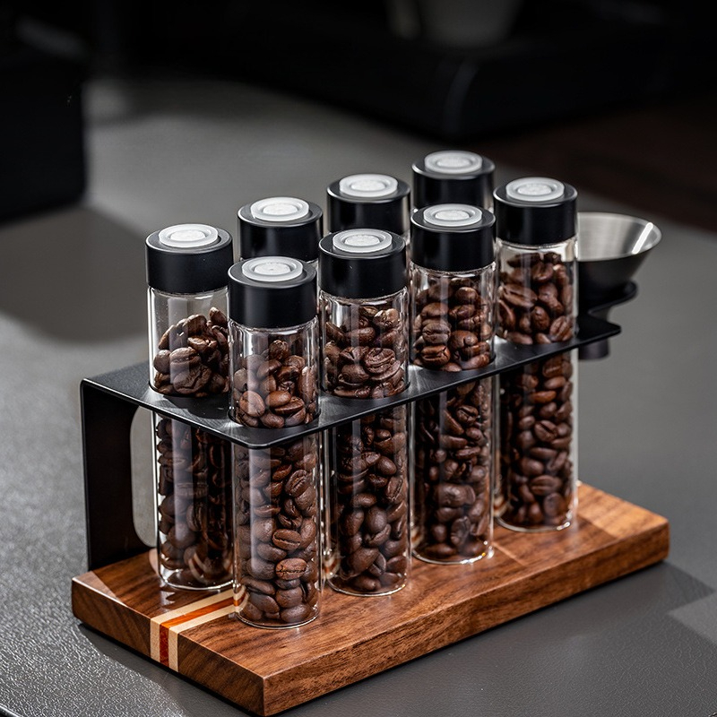 JUSTINLAU Glass Coffee Bean St - đánh giá và giá Commercial Kitchen Organiser