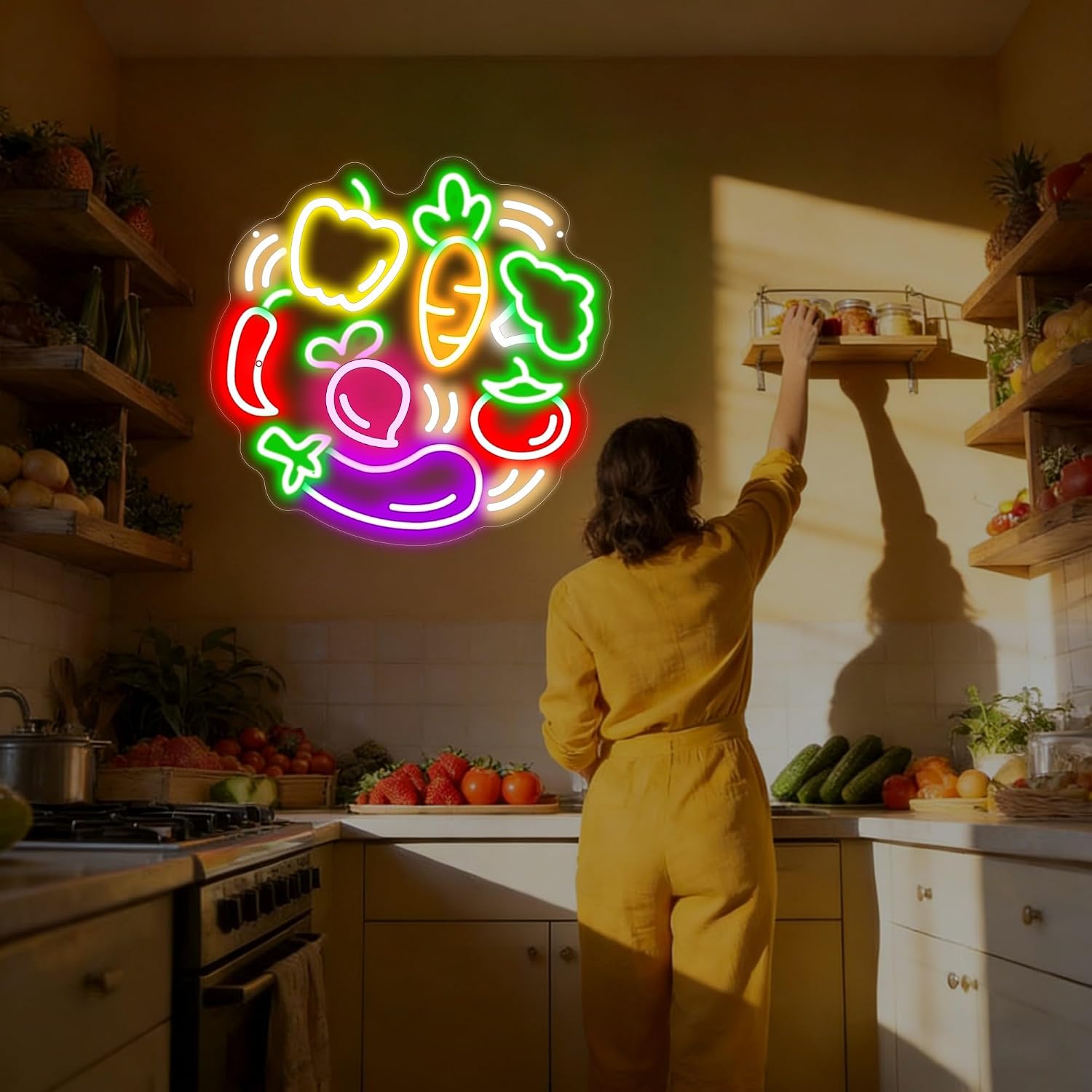 Vegetables LED Neon Sign USB N - đánh giá và giá Commercial Kitchen Store