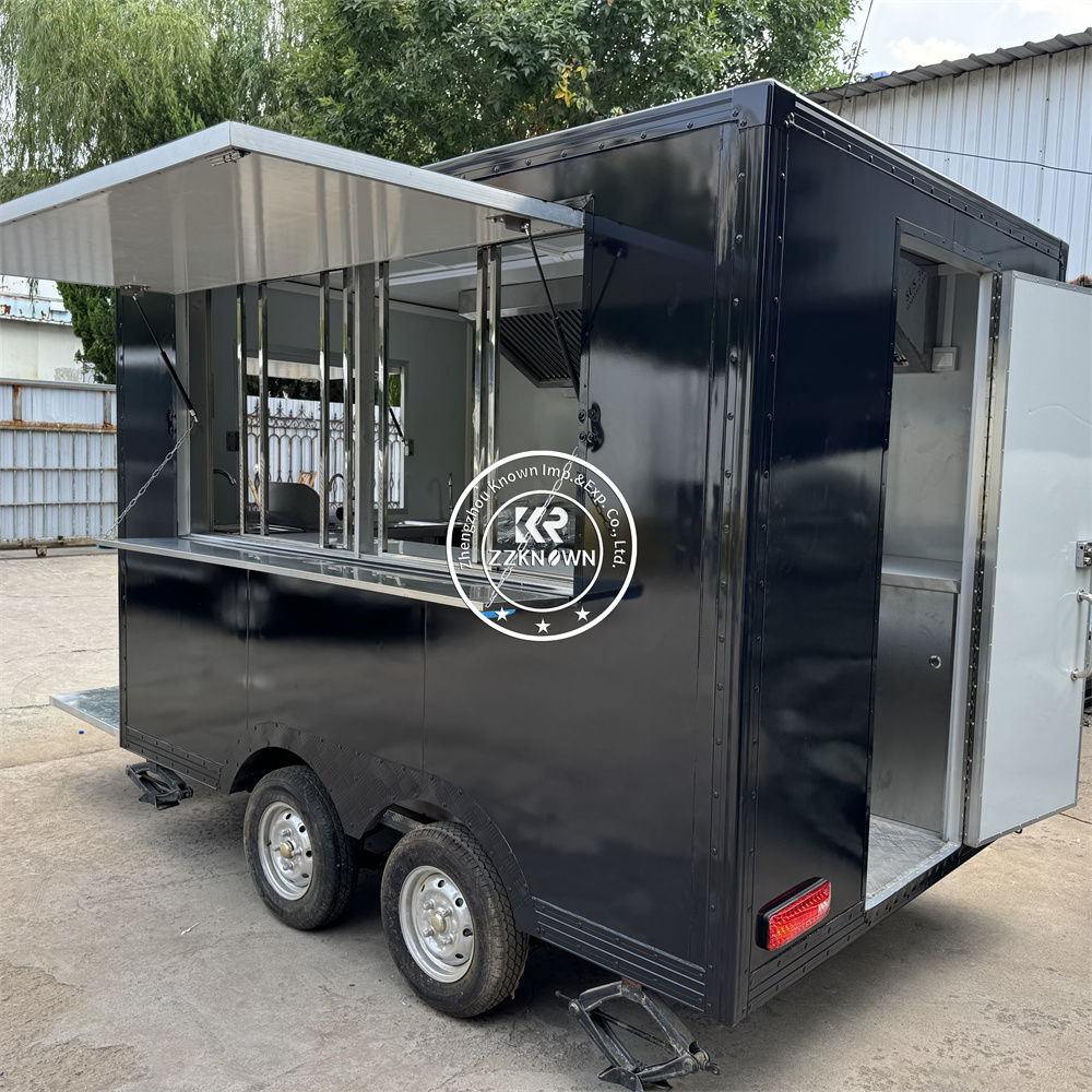 Factory Built Fast Food Truck  - đánh giá và giá Commercial Kitchen Trailer
