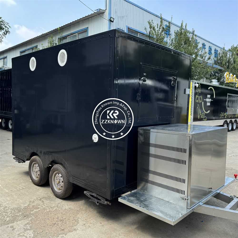 Factory Built Fast Food Truck  - đánh giá và giá Commercial Kitchen Trailer