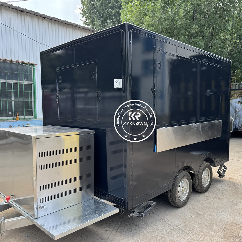 Factory Built Fast Food Truck  - đánh giá và giá Commercial Kitchen Trailer