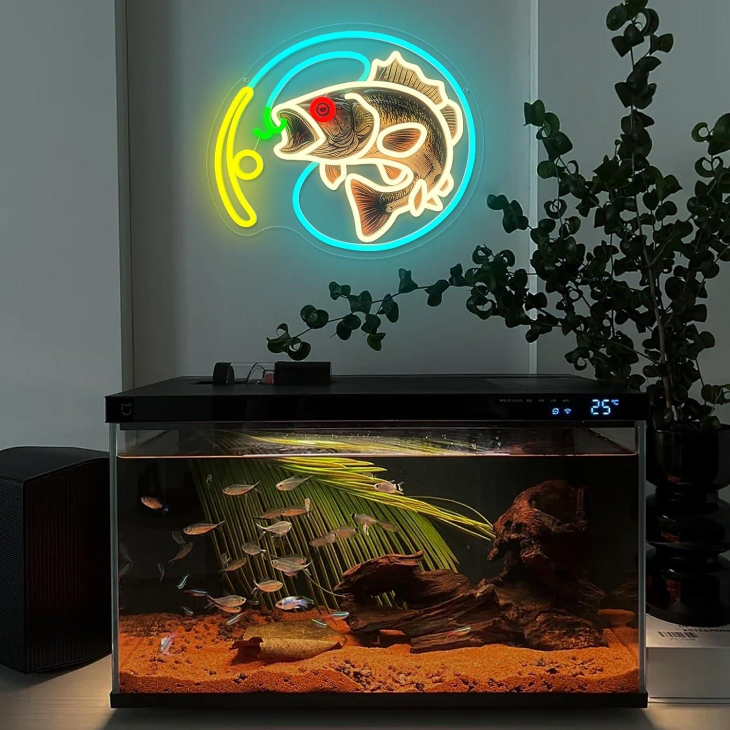 Fishing Neon Sign USB Dimmable - đánh giá và giá Commercial Kitchen Store