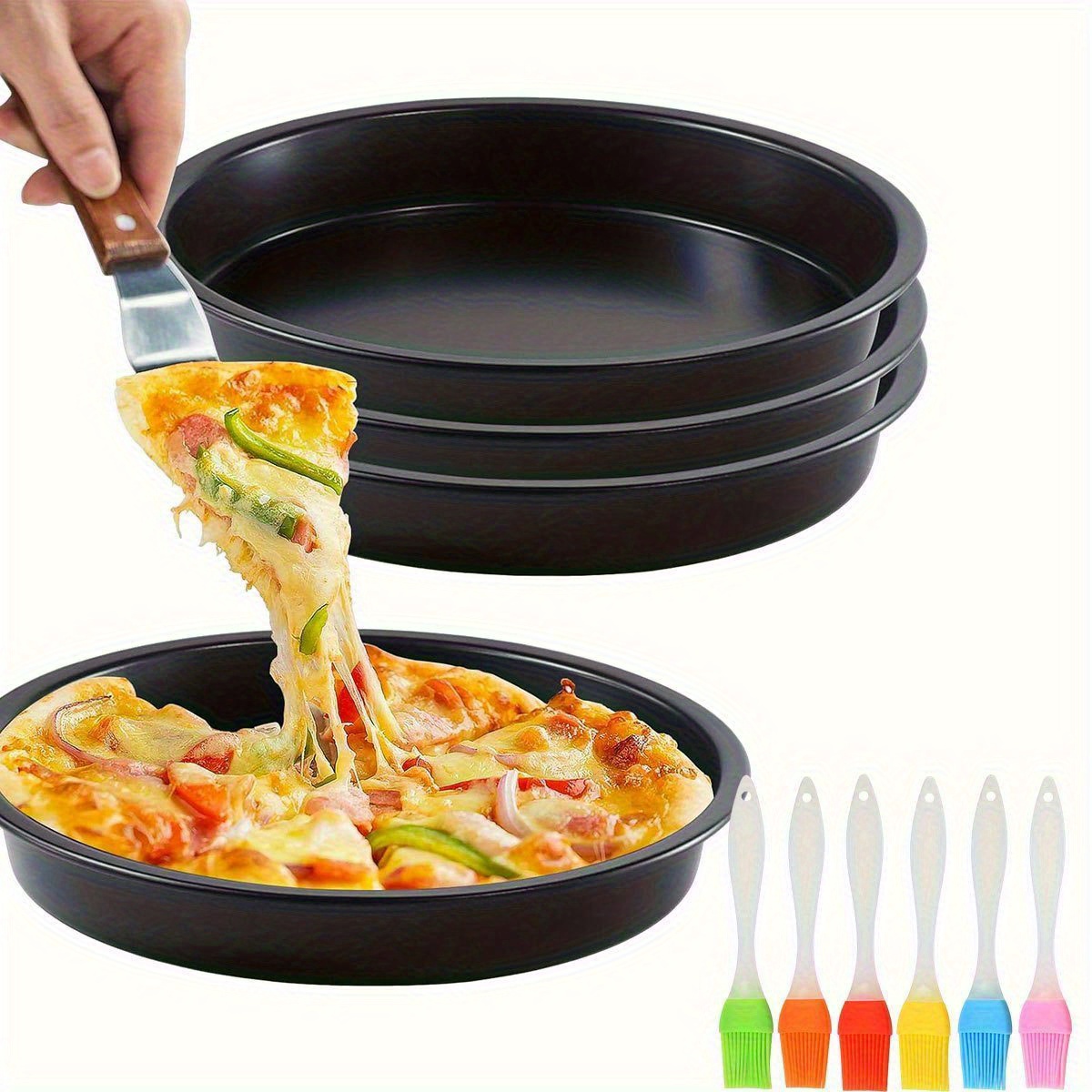 6/8/9/10inch Non-Stick Pizza T - đánh giá và giá Pizza Conveyor Oven