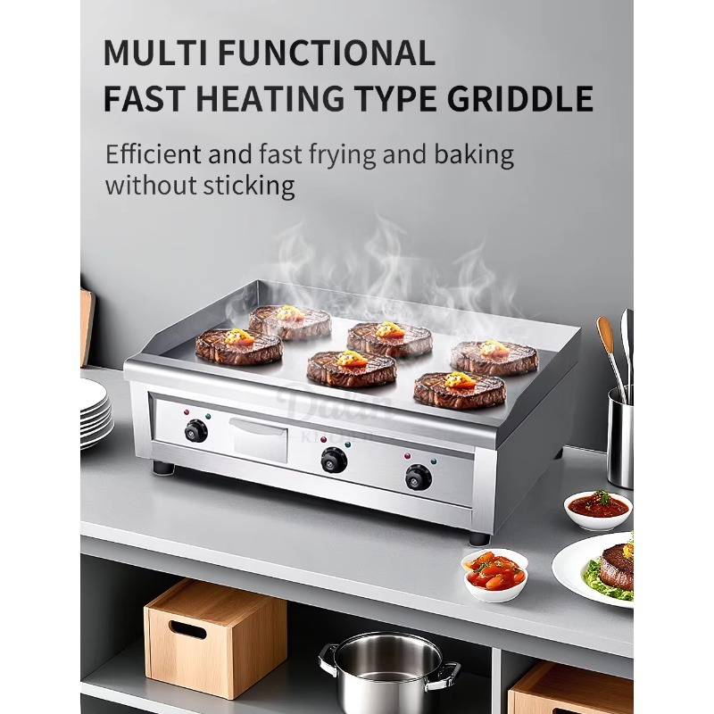 16mm Commercial Restaurant Kit - đánh giá và giá Electric Griddle Flat Top