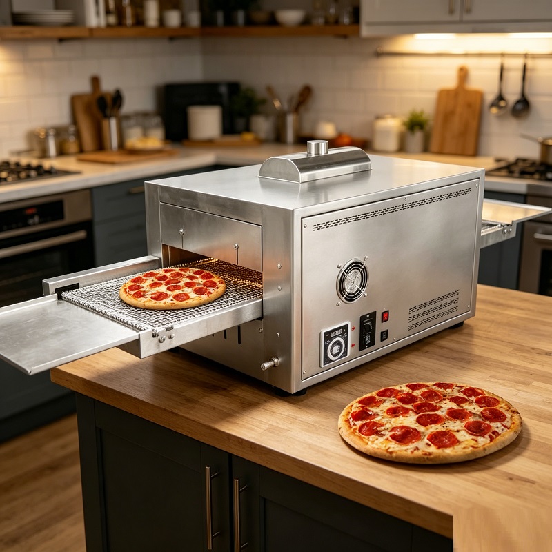 Commercial Gas Pizza Oven with - đánh giá và giá Pizza Conveyor Oven