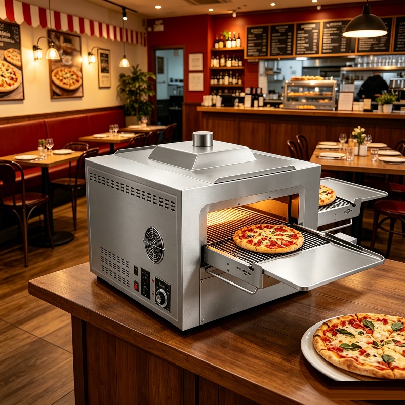 Commercial Gas Pizza Oven with - đánh giá và giá Pizza Conveyor Oven