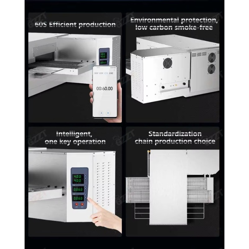 Intelligent Electric  Conveyor - đánh giá và giá Pizza Conveyor Oven