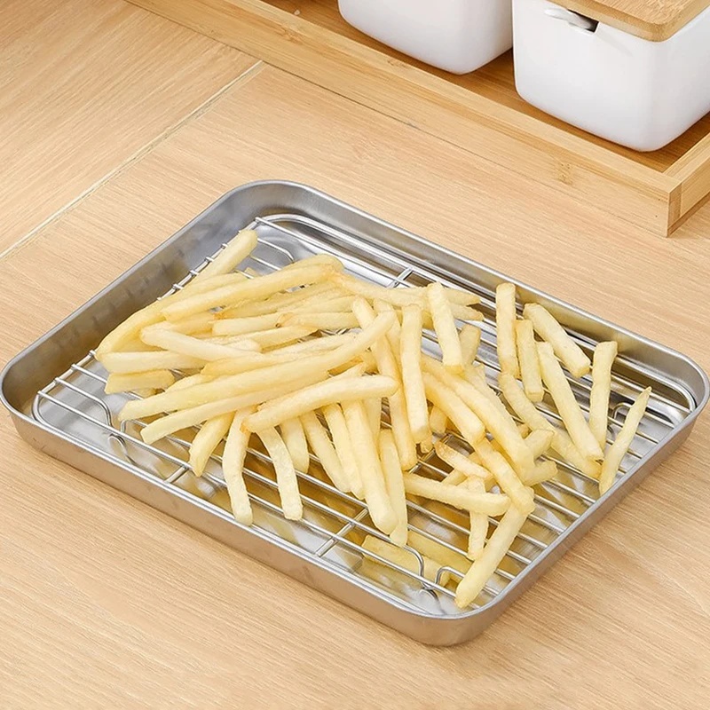 Stainless Steel Baking Tray Wi - đánh giá và giá Pizza Conveyor Oven