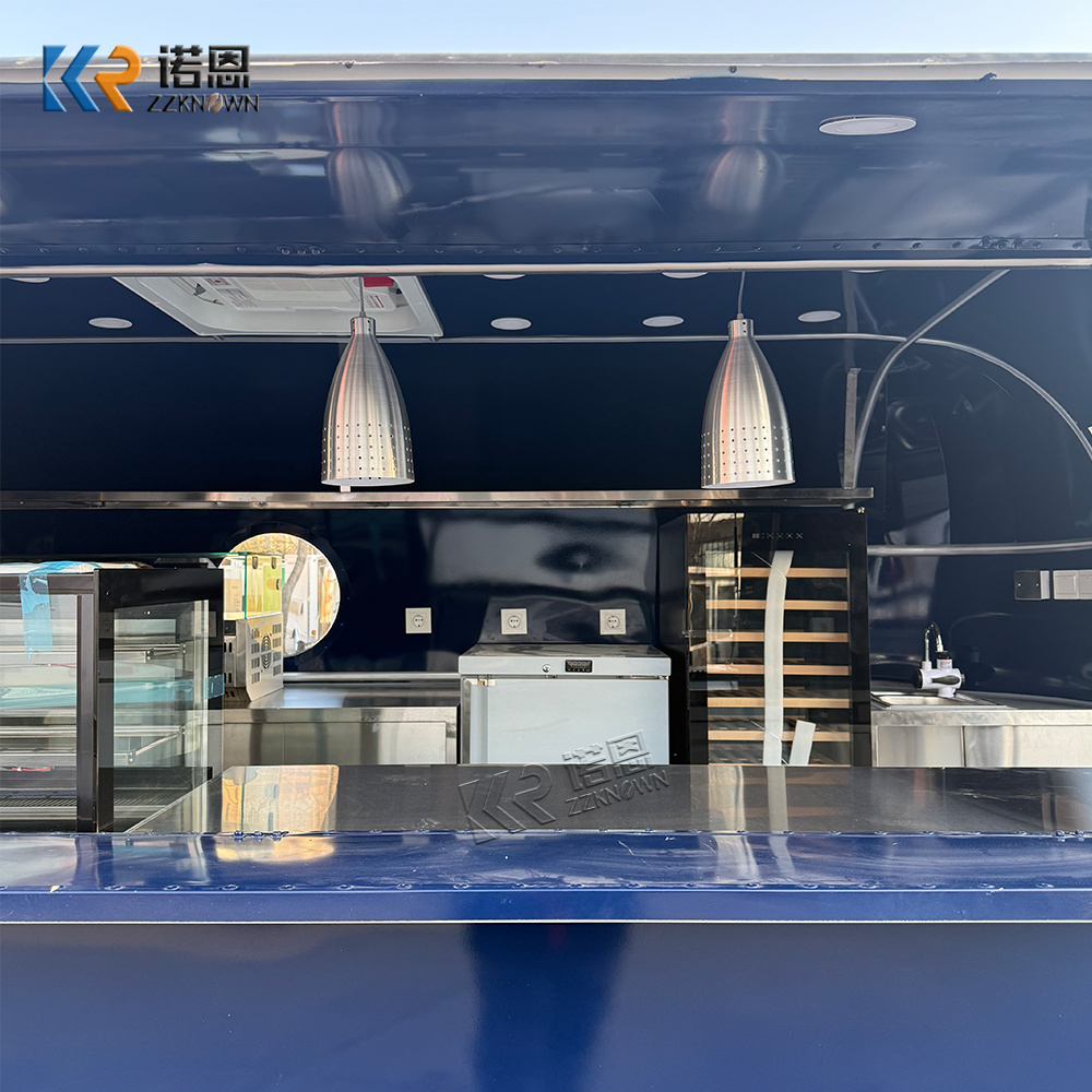 Durable Fiberglass Food Truck  - đánh giá và giá Commercial Kitchen Trailer