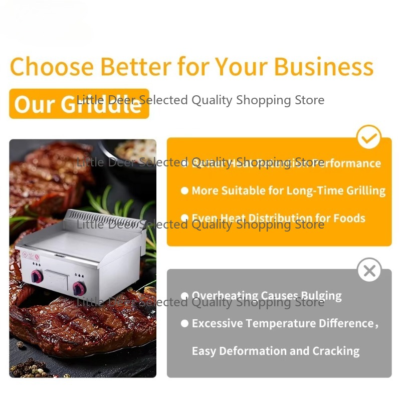 16mm Commercial Restaurant Kit - đánh giá và giá Electric Griddle Flat Top