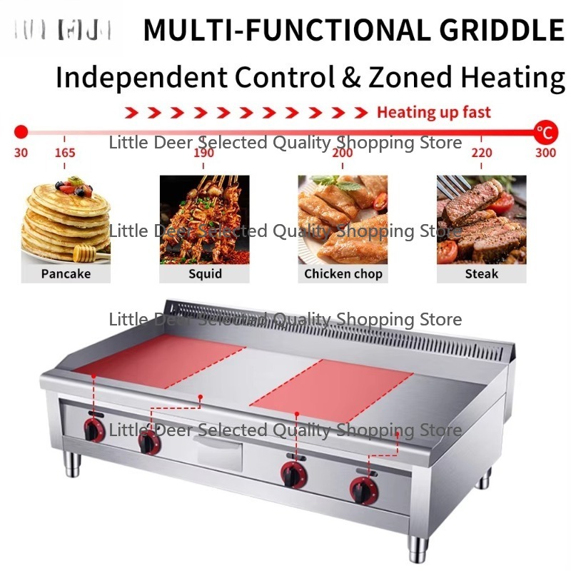 16mm Commercial Restaurant Kit - đánh giá và giá Electric Griddle Flat Top