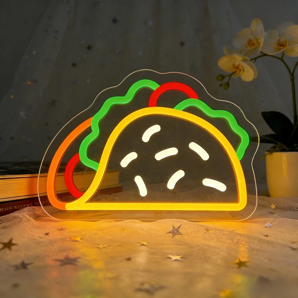 Taco Neon Sign LED USB Dimmabl - đánh giá và giá Commercial Kitchen Store