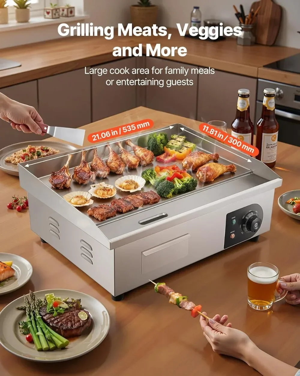 Hot-sellingCommercial Electric - đánh giá và giá Electric Griddle Flat Top