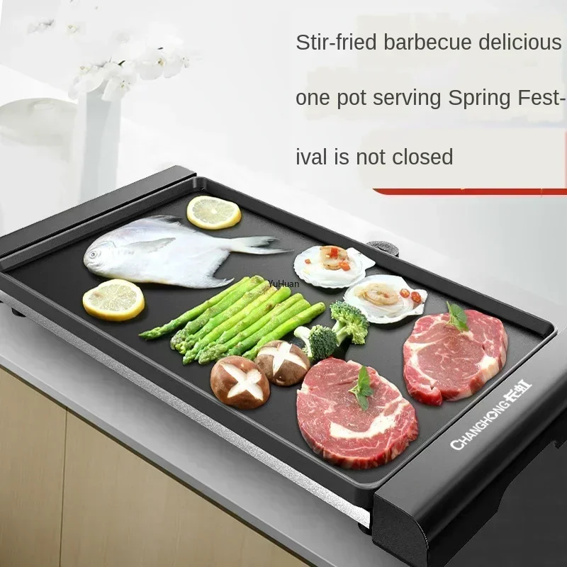 Home grill smokeless large ele - đánh giá và giá Electric Griddle Flat Top