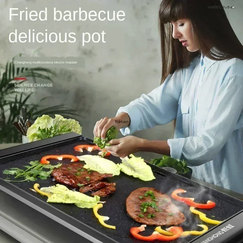 Home grill smokeless large ele - đánh giá và giá Electric Griddle Flat Top