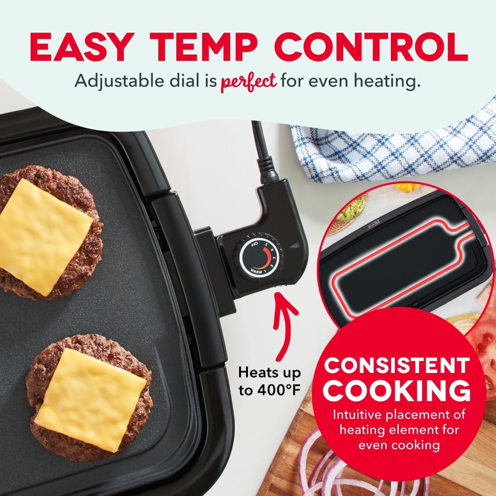 Electric Griddle with Removabl - đánh giá và giá Electric Griddle Flat Top