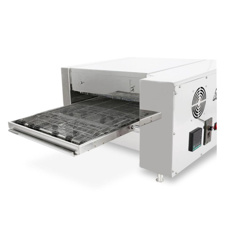 Chain Electric Pizza Bread Bak - đánh giá và giá Pizza Conveyor Oven