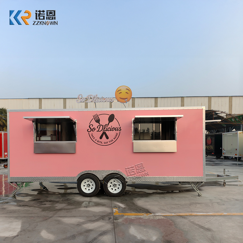 High Quality Food Truck Commer - đánh giá và giá Commercial Kitchen Trailer