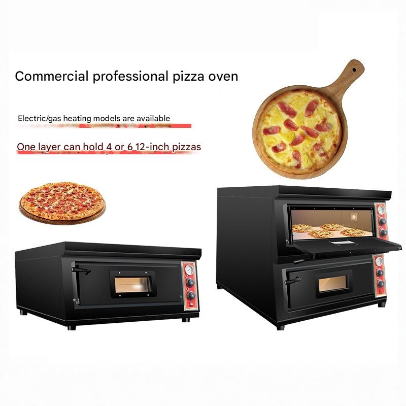 Double Deck Pizza Oven Commerc - đánh giá và giá Pizza Conveyor Oven
