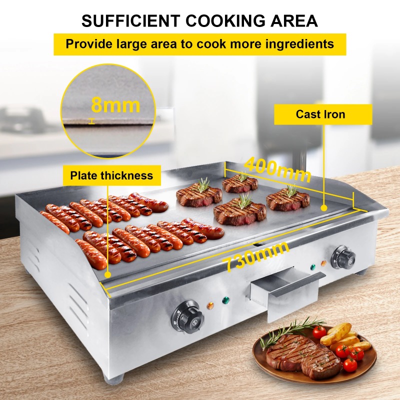 New Product Commercial Electri - đánh giá và giá Electric Griddle Flat Top