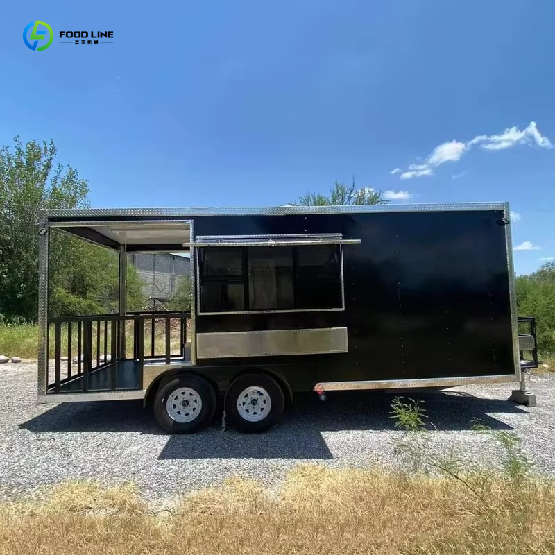 Food Truck Mobile Catering Tra - đánh giá và giá Commercial Kitchen Trailer