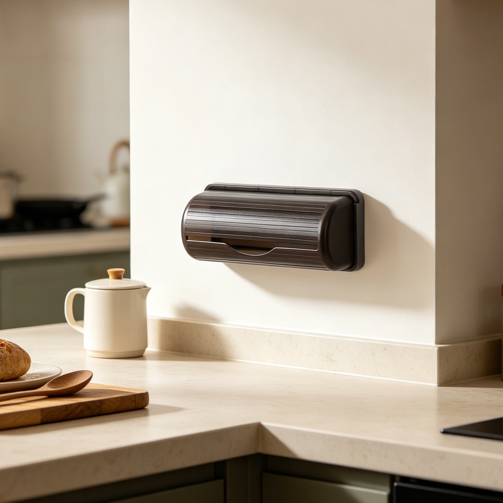 Wall Mounted Trash Bag Holder  - đánh giá và giá Commercial Kitchen Organiser