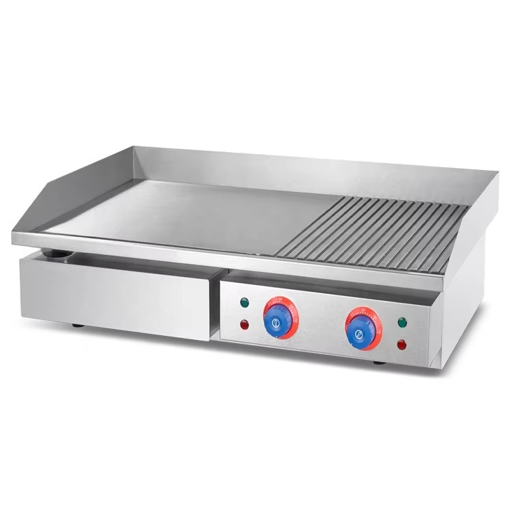 Commercial Kitchen Stainless S - đánh giá và giá Electric Griddle Flat Top