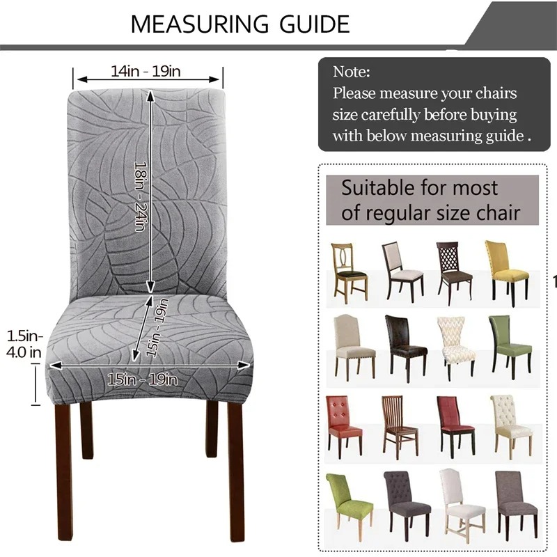 1/2/4/6pcs Leaf Jacquard Chair - đánh giá và giá Commercial Kitchen Bench