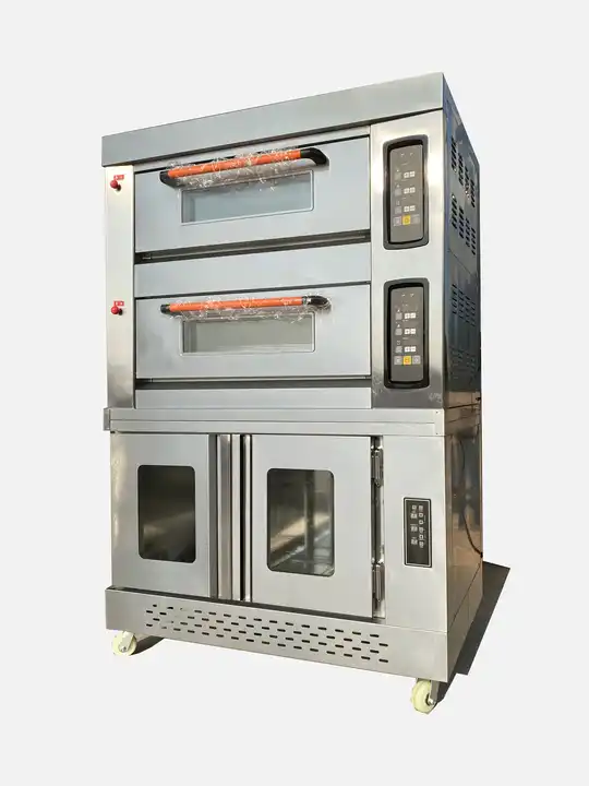 Commercial 1 2 Deck 2 4 Trays  - đánh giá và giá Pizza Conveyor Oven